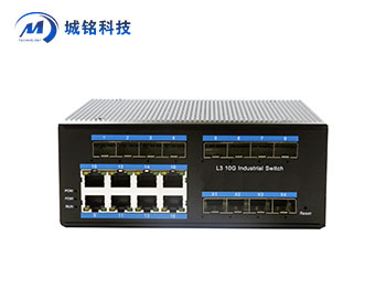 L3层管理型工业级交换机 CM-88GST4-M-SFP